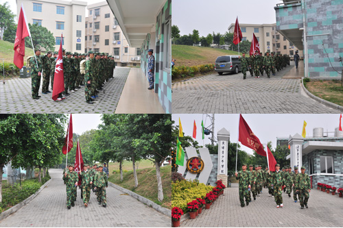 10公裏野外拉練，黄瓜AV网站向黃埔軍校舊址出發拉